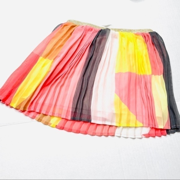 h&m NWOT Color Block Toddler Girl’s Pleated Skirt - Picture 6 of 6